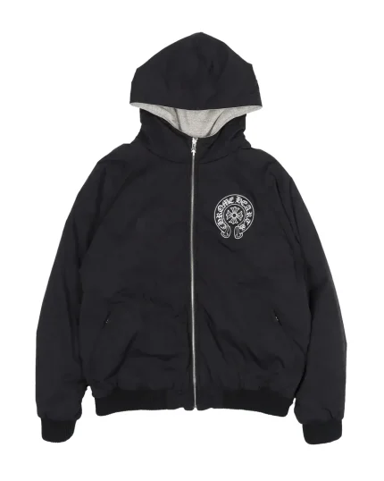 Chrome Hearts Reversible Jacquard Nylon Raglan Jacket