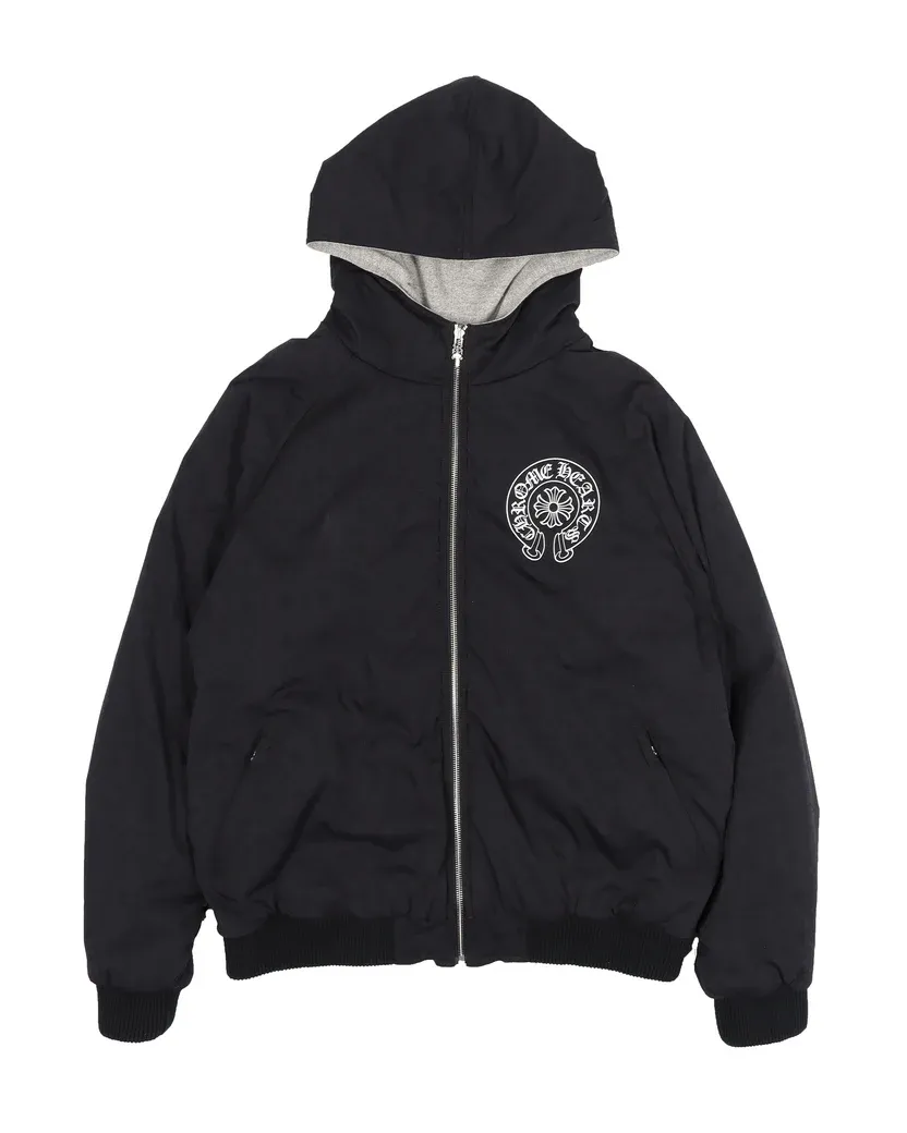 Chrome Hearts Reversible Jacquard Nylon Raglan Jacket Chrome Hearts Reversible Jacquard Nylon Raglan Jacket