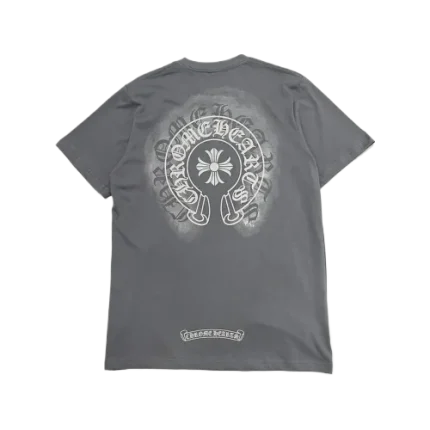 Chrome Hearts 3D Horseshoe Logo T-Shirt grey