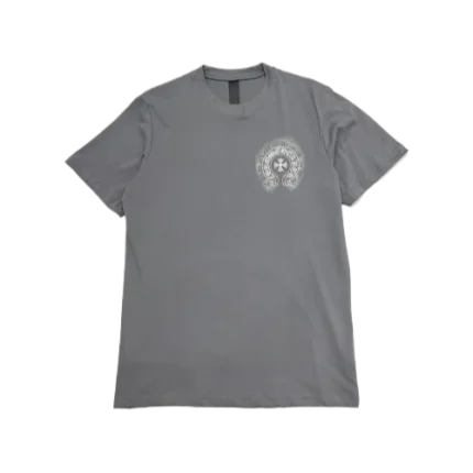 Chrome Hearts 3D Horseshoe Logo T-Shirt grey