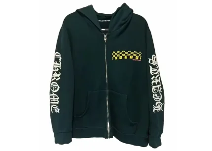 Chrome Hearts Antidote Dagger Zip Hoodie Green