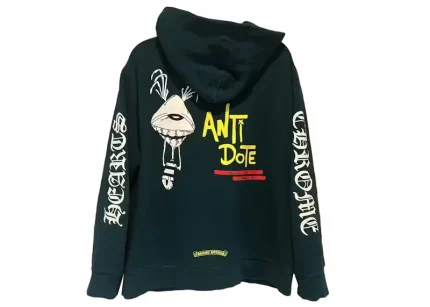 Chrome Hearts Antidote Dagger Zip Hoodie Green
