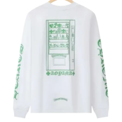 Chrome Hearts Aoyama Green Logo Long Sleeve T-Shirt