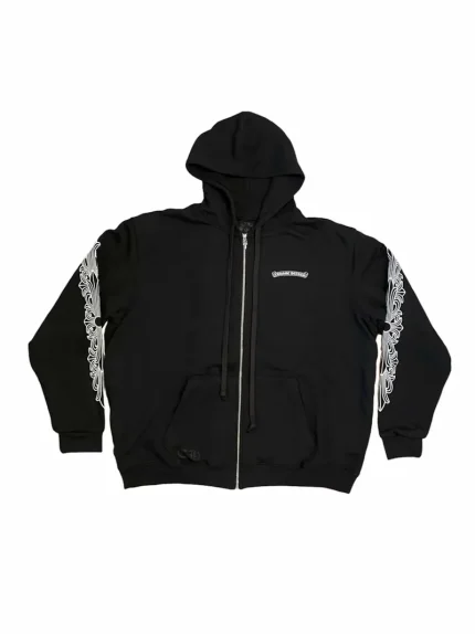 Chrome Hearts Aspen Exclusive Zip Up Hoodie Black