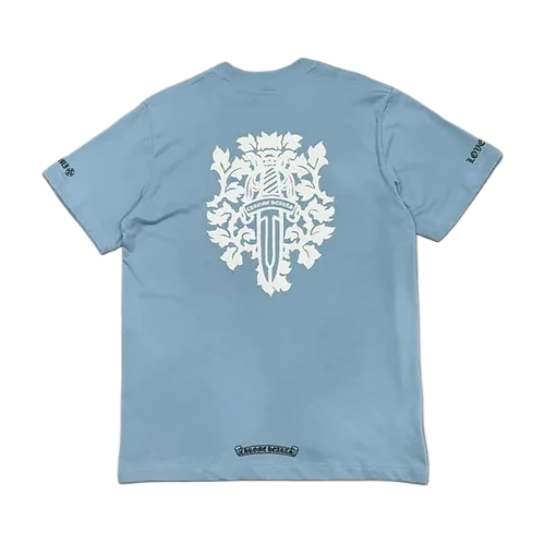 Chrome-Hearts-Baby-Blue-Vine-Dagger-Tee-1 Chrome Hearts Baby Blue Vine Dagger Tee