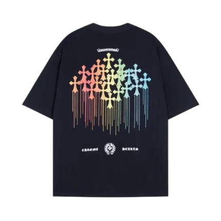 Chrome Hearts Multicolor Reben Style Cross Tee