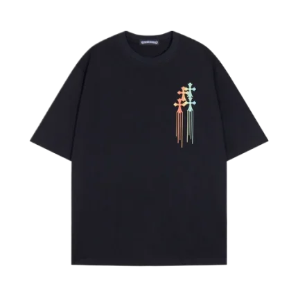 Chrome Hearts Multicolor Reben Style Cross Tee