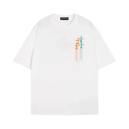 Chrome Hearts Multicolor Reben Style Cross Tee