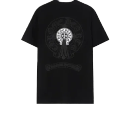 Chrome Hearts T-Shirt Custom Cross Logo Black