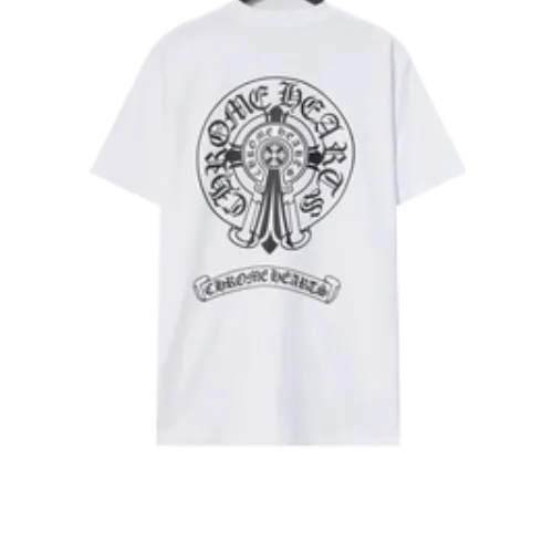 Chrome-Hearts-Different-Logo-With-Cross-T-Shirt-2 Chrome Hearts T-Shirt Custom Cross Logo