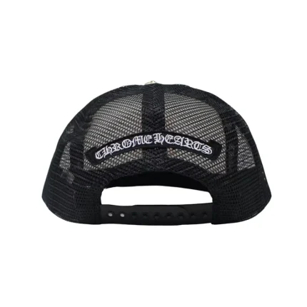 Chrome Hearts Eyechart Trucker Hat Black/White/Red