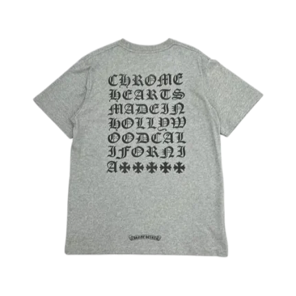 Chrome Hearts Grey Horseshoe T-Shirt