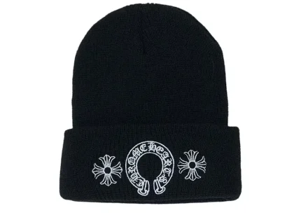 Chrome Hearts Horse Shoe Beanie Black