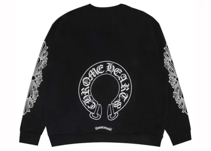 Chrome Hearts Horseshoe Crewneck Black