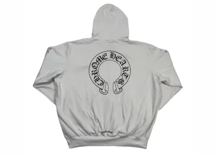 Chrome Hearts Horseshoe Floral Zip Up Hoodie