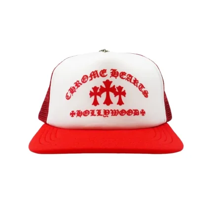 Chrome Hearts King Taco Trucker Hat Red/White