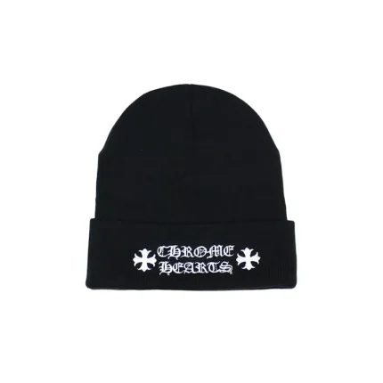 Chrome Hearts Logo Beanie Black