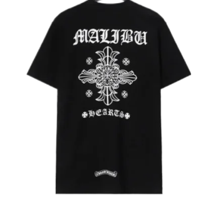 Chrome Hearts Logo Maliba Hearts T-Shirt Black