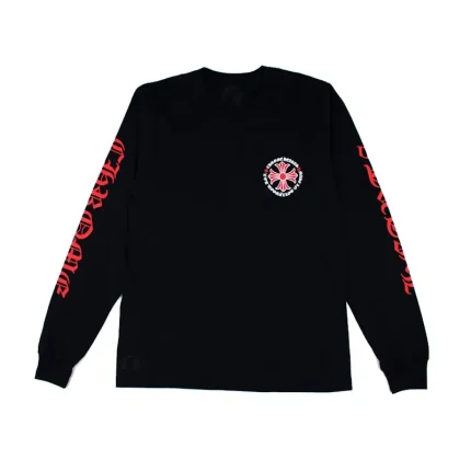 Chrome Hearts Made In Hollywood Plus Cross L/S T-shirt Black/Red