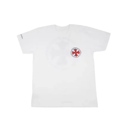 Chrome Hearts Made in Hollywood Plus Cross T-shirt White/Red