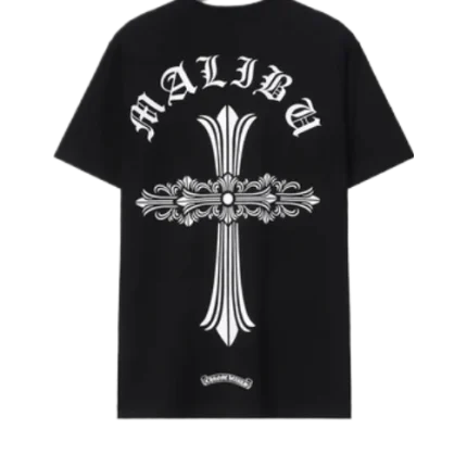 Malibu Chrome Hearts T-Shirt with Cross Logo