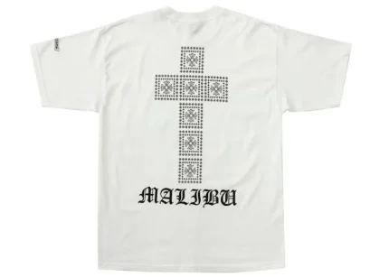 Chrome Hearts Malibu Exclusive Square Cross T-shirt White