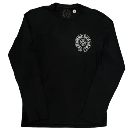 Chrome Hearts Matty Boy Green Chomper Long Sleeve Tee Black