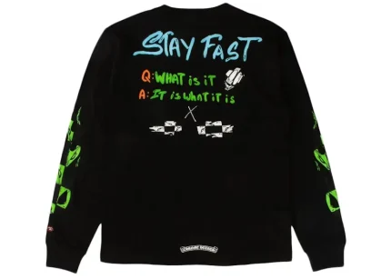 Chrome Hearts Matty Boy Sex Records It Is What It Is L/S T-shirt Black