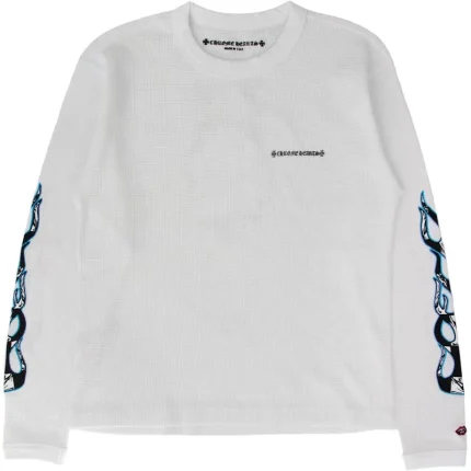 Chrome Hearts Matty Boy Sinister Thermal L/S T-shirt White