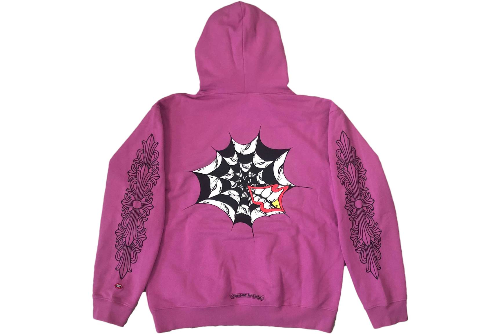 Chrome-Hearts-Matty-Boy-Spider-Web-Hoodie-Purple