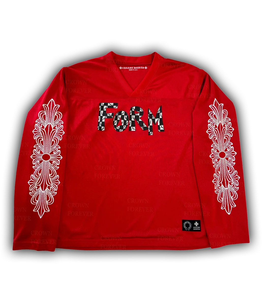 Chrome-Hearts-Matty-Boy-Stadium-Warm-Up-Long-Sleeve-Jersey Chrome Hearts Matty Boy Stadium Warm Up Long Sleeve Jersey