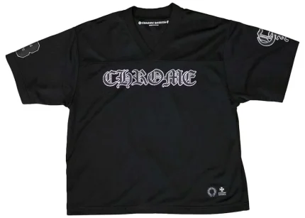 Chrome Hearts Mesh Stadium Football Jersey Black