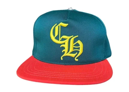 Chrome Hearts Miami Art Basel Exclusive Baseball Hat Green/Orange/Gold