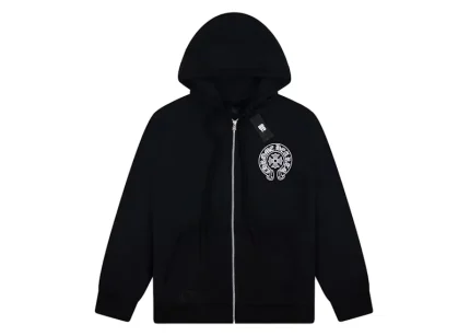 Chrome Hearts Miami Exclusive Zip Up Hoodie Black