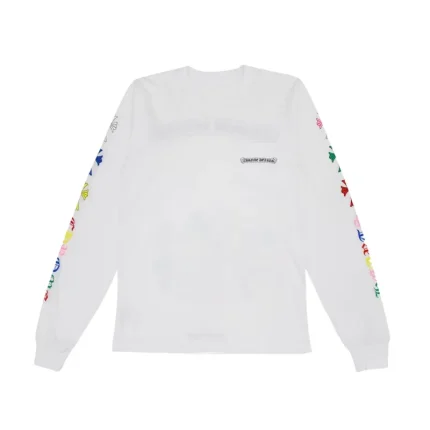 Chrome Hearts Multi Color Cross L/S T-shirt White