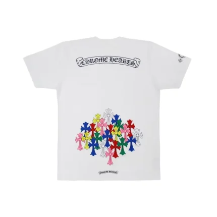 Chrome Hearts Multi Color Cross T-shirt White