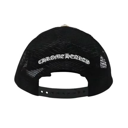Chrome Hearts Multi Color Crosses Trucker Hat Black