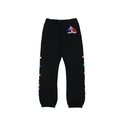 Chrome Hearts Multicolor Cross Sweatpants Black
