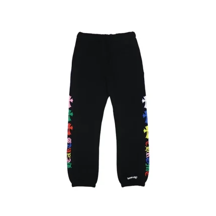 Chrome Hearts Multicolor Cross Sweatpants Black