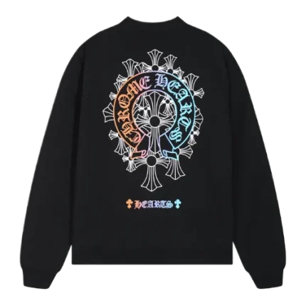 Chrome Hearts Multicolor Letters Long-Sleeve T-Shirt