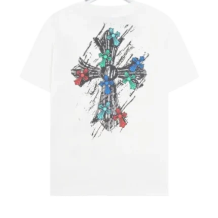 Chrome Hearts Multicolor Logo Short Sleeved T-Shirt