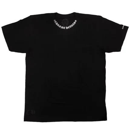 Chrome Hearts Neck Logo ("Fuck You" Sleeve) T-shirt Black