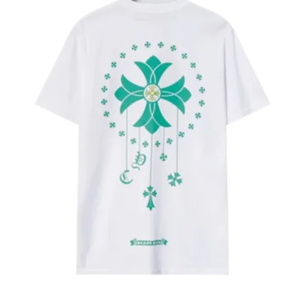 New Chrome Hearts Cross Design T-Shirt White
