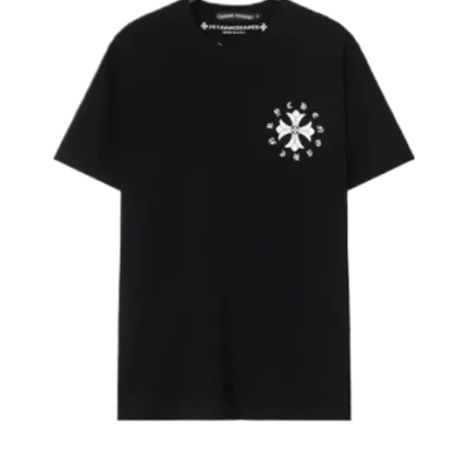 New Chrome Hearts Cross Design T-Shirt