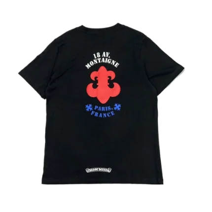Chrome Hearts Paris France Fleur Logo T-Shirt black