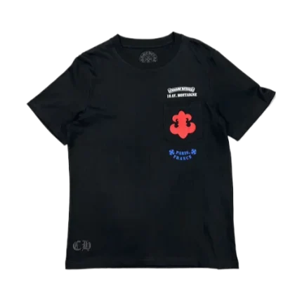 Chrome Hearts Paris France Fleur Logo T-Shirt black