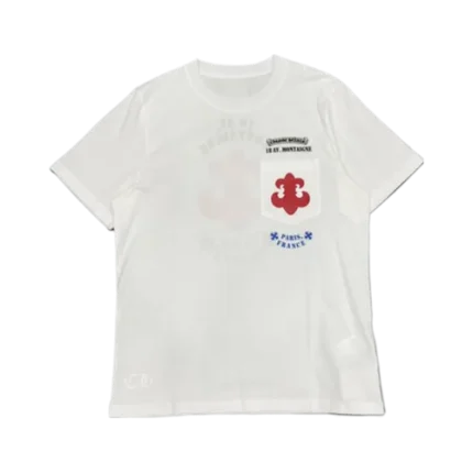 Chrome Hearts Paris France Fleur Logo T-Shirt