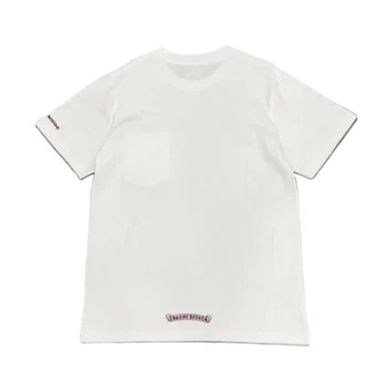 Chrome Hearts Purple Neck Logo Pocket T-Shirt