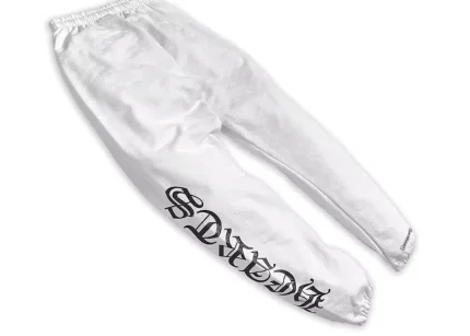 Chrome Hearts Plus Cross All Over Print Sweatpants White
