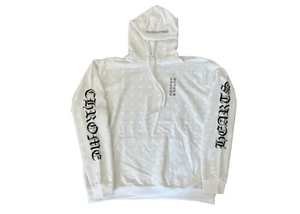 Chrome Hearts Plus Cross Horseshoe Hoodie White